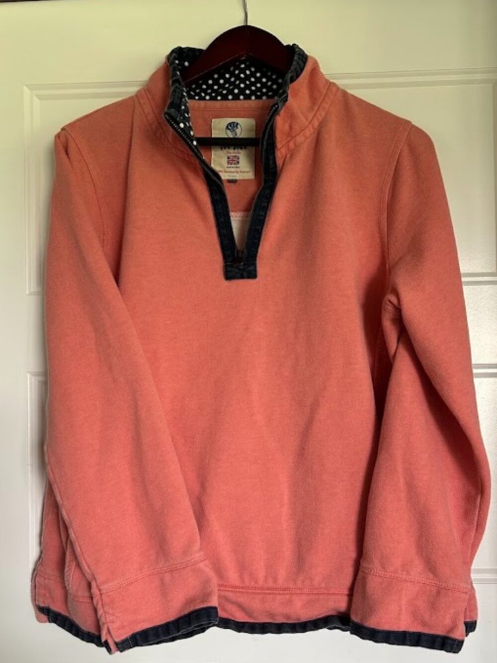 Fat Face Airlie quarter-zip- size L, Womens